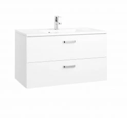 Waschtisch BOLOGNA - weiß Hochglanz - 80 cm