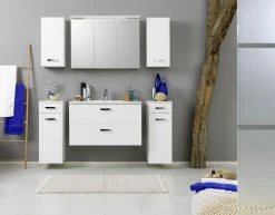 Waschtisch BOLOGNA - weiß Hochglanz - 100 cm 6 Waschtisch BOLOGNA - weiß Hochglanz - 100 cm -Baumarkt Verkaufsgeschäft 9004349800 03 1600Wx1600H