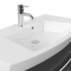 Waschtisch - anthrazit seidenglanz - mit Waschbecken - 100 cm -Baumarkt Verkaufsgeschäft 9004404600 03 1600Wx1600H