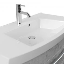 Waschtisch - Betonoptik - mit Waschbecken - 100 cm -Baumarkt Verkaufsgeschäft 9004404800 03 1600Wx1600H