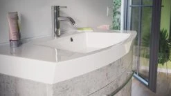 Waschtisch - Betonoptik - mit Waschbecken - 100 cm -Baumarkt Verkaufsgeschäft 9004404800 04 1600Wx1600H