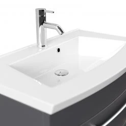 Waschtisch - anthrazit seidenglanz - mit Waschbecken - 82 cm 6 Waschtisch - anthrazit seidenglanz - mit Waschbecken - 82 cm -Baumarkt Verkaufsgeschäft 9004405000 03 1600Wx1600H