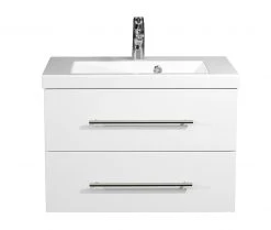 Waschtisch AURORA - weiß Hochglanz-weiß - mit Waschbecken - 70 cm -Baumarkt Verkaufsgeschäft 9004406000 04 1600Wx1600H