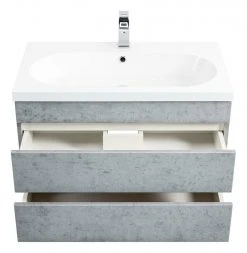 Waschtisch KALI - Betonoptik - grifflos - 70 cm -Baumarkt Verkaufsgeschäft 9004407000 03 1600Wx1600H