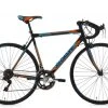 KS Cycling Rennrad Piccadilly 28'' - schwarz-orange-blau - 56 cm