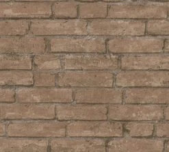 Vliestapete INDUSTRIAL - braun-orange - 10 Meter