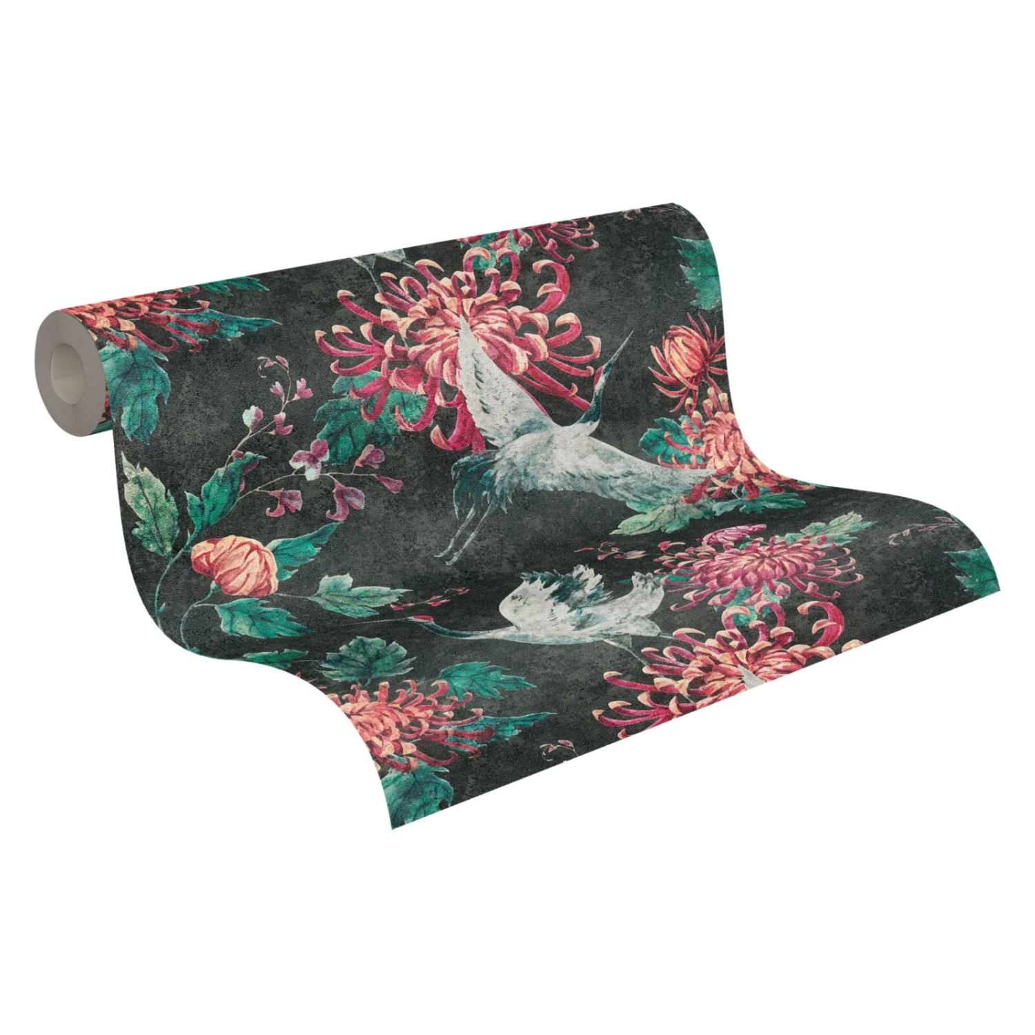 Vliestapete ASIAN FUSION - schwarz-rot - 10 Meter 2 Vliestapete ASIAN FUSION - schwarz-rot - 10 Meter – Bild 2