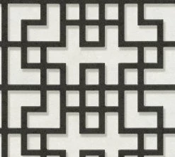 Vliestapete ASIAN FUSION - schwarz-weiß - 10 Meter