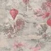 Vliestapete ASIAN FUSION - rosa-rot - 10 Meter
