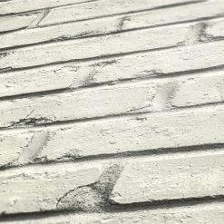 Steintapete - weiß - uni - 10 Meter -Baumarkt Verkaufsgeschäft 9004501600 04 1600Wx1600H