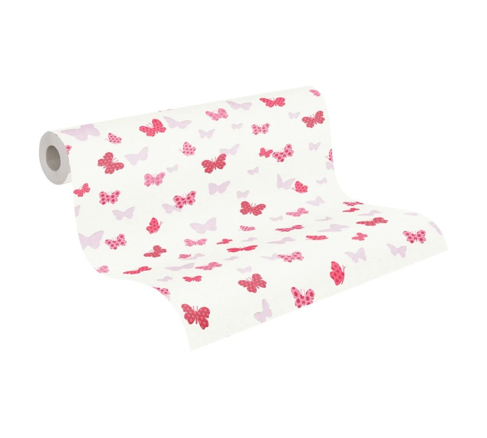 Vliestapete ATTRACTIVE - rosa-weiß - 10 Meter 2 Vliestapete ATTRACTIVE - rosa-weiß - 10 Meter – Bild 2