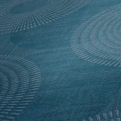 Vliestapete GRAFIK - blau - Kreise - 10 Meter -Baumarkt Verkaufsgeschäft 9004510000 04 1600Wx1600H