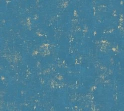 Vliestapete TRENDWALL - blau-gold - 10 Meter -Baumarkt Verkaufsgeschäft 9004514400 04 1600Wx1600H