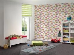 Papiertapete BOYS & GIRLS 6 - bunt-creme - 10 Meter -Baumarkt Verkaufsgeschäft 9004521500 04 1600Wx1600H