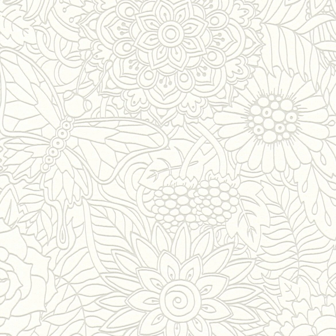 Vliestapete BOYS & GIRLS 6 - weiß - 10 Meter 2 Vliestapete BOYS & GIRLS 6 - weiß - 10 Meter – Bild 2