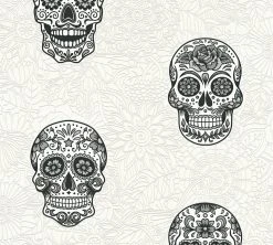 Vliestapete BOYS & GIRLS 6 - schwarz-weiß - 10 Meter