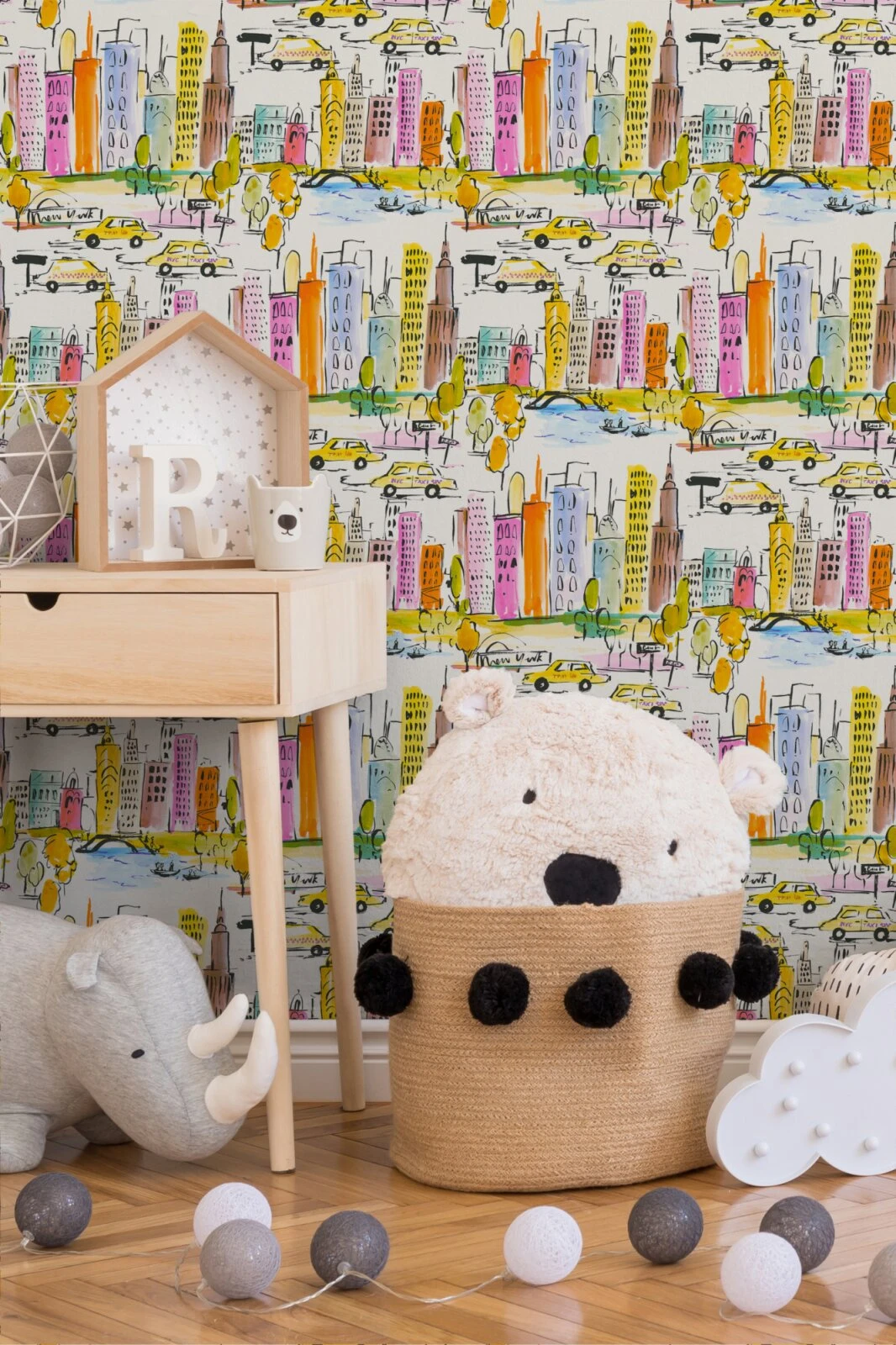 Papiertapete BOYS & GIRLS 6 - bunt-gelb - 10 Meter 3 Papiertapete BOYS & GIRLS 6 - bunt-gelb - 10 Meter – Bild 3