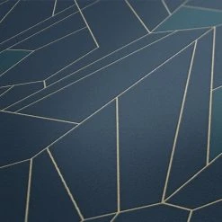 Vliestapete GRAFIK - blau - geometrisch - 10 Meter -Baumarkt Verkaufsgeschäft 9004532700 04 1600Wx1600H