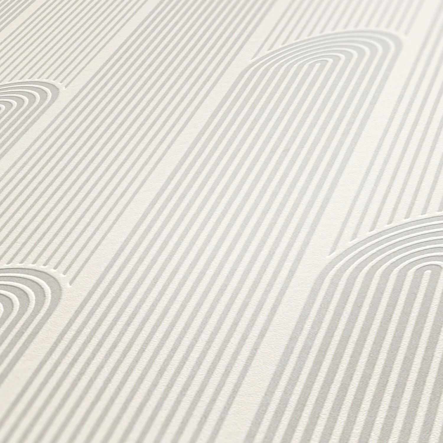 Vliestapete NEW LIFE - weiß-grau - 10 Meter 3 Vliestapete NEW LIFE - weiß-grau - 10 Meter – Bild 3