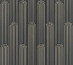 Vliestapete NEW LIFE - schwarz-beige - 10 Meter