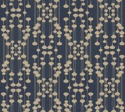 Vliestapete NEW LIFE - blau-beige - 10 Meter