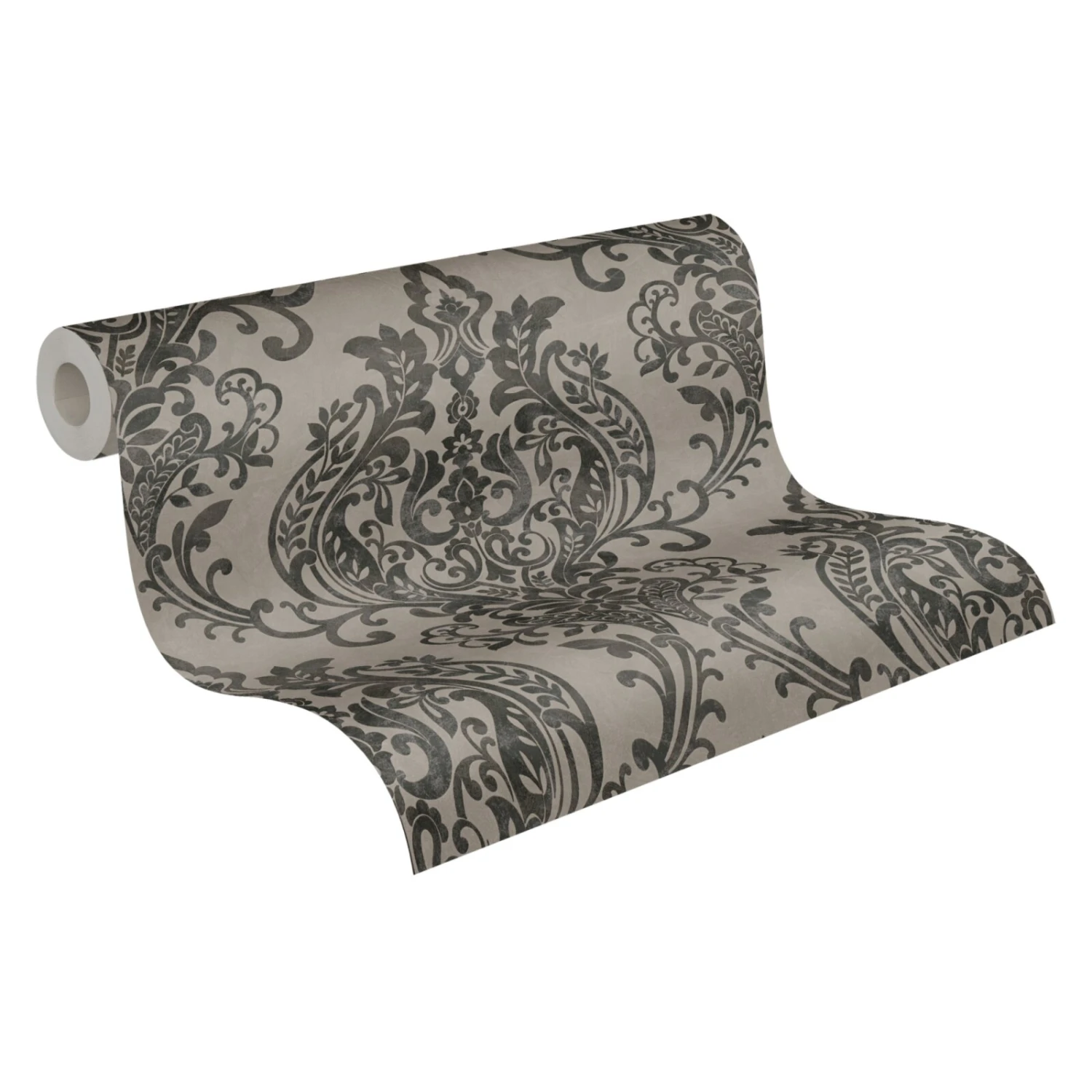 Vliestapete NEW LIFE - grau-schwarz - 10 Meter 2 Vliestapete NEW LIFE - grau-schwarz - 10 Meter – Bild 2