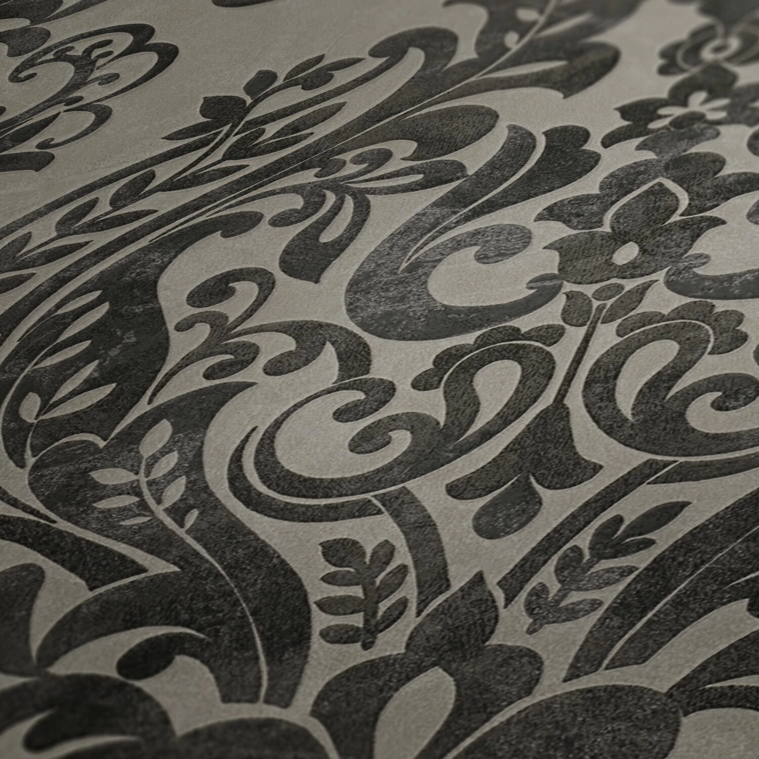 Vliestapete NEW LIFE - grau-schwarz - 10 Meter 3 Vliestapete NEW LIFE - grau-schwarz - 10 Meter – Bild 3