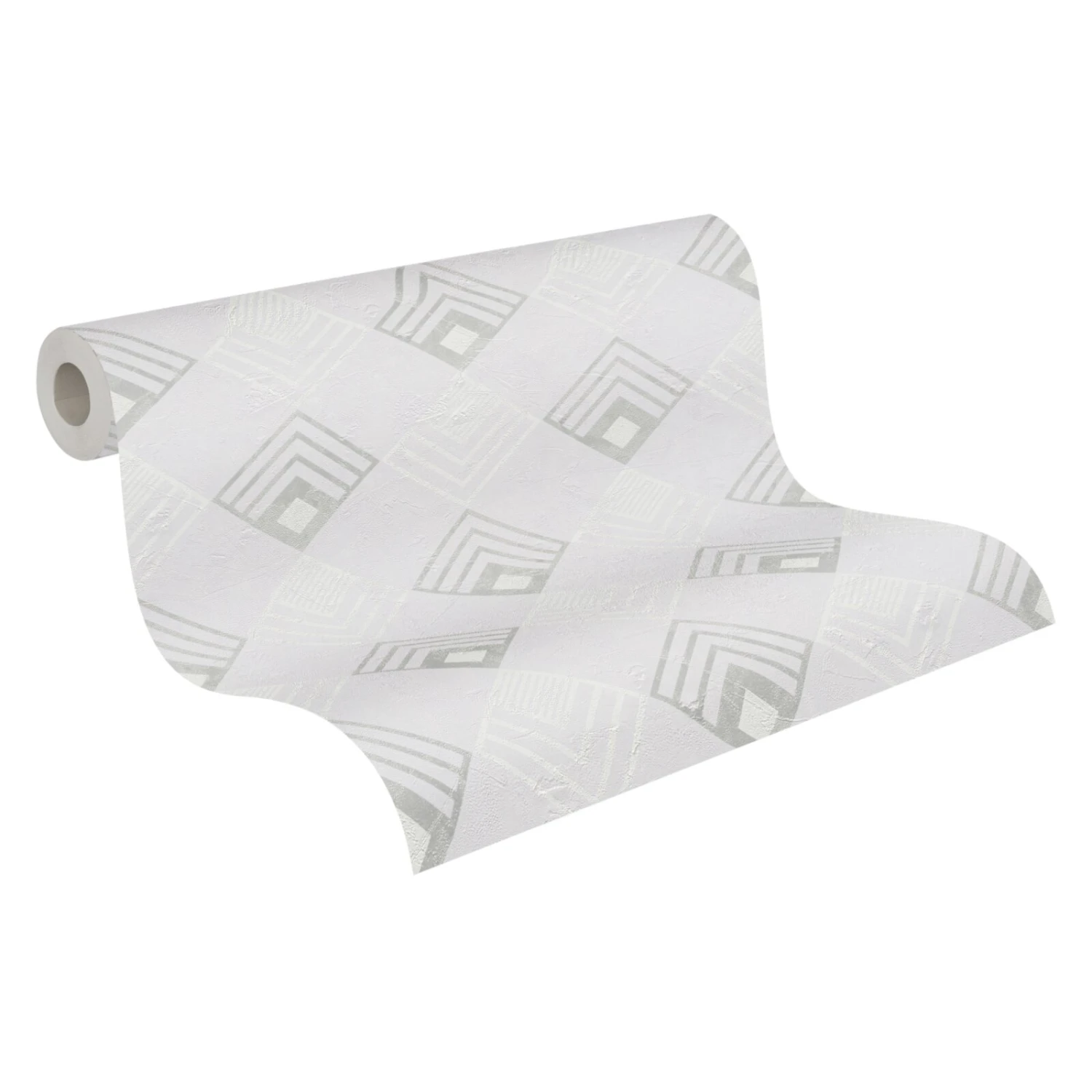 Vliestapete NEW LIFE - grau-weiß - 10 Meter 2 Vliestapete NEW LIFE - grau-weiß - 10 Meter – Bild 2