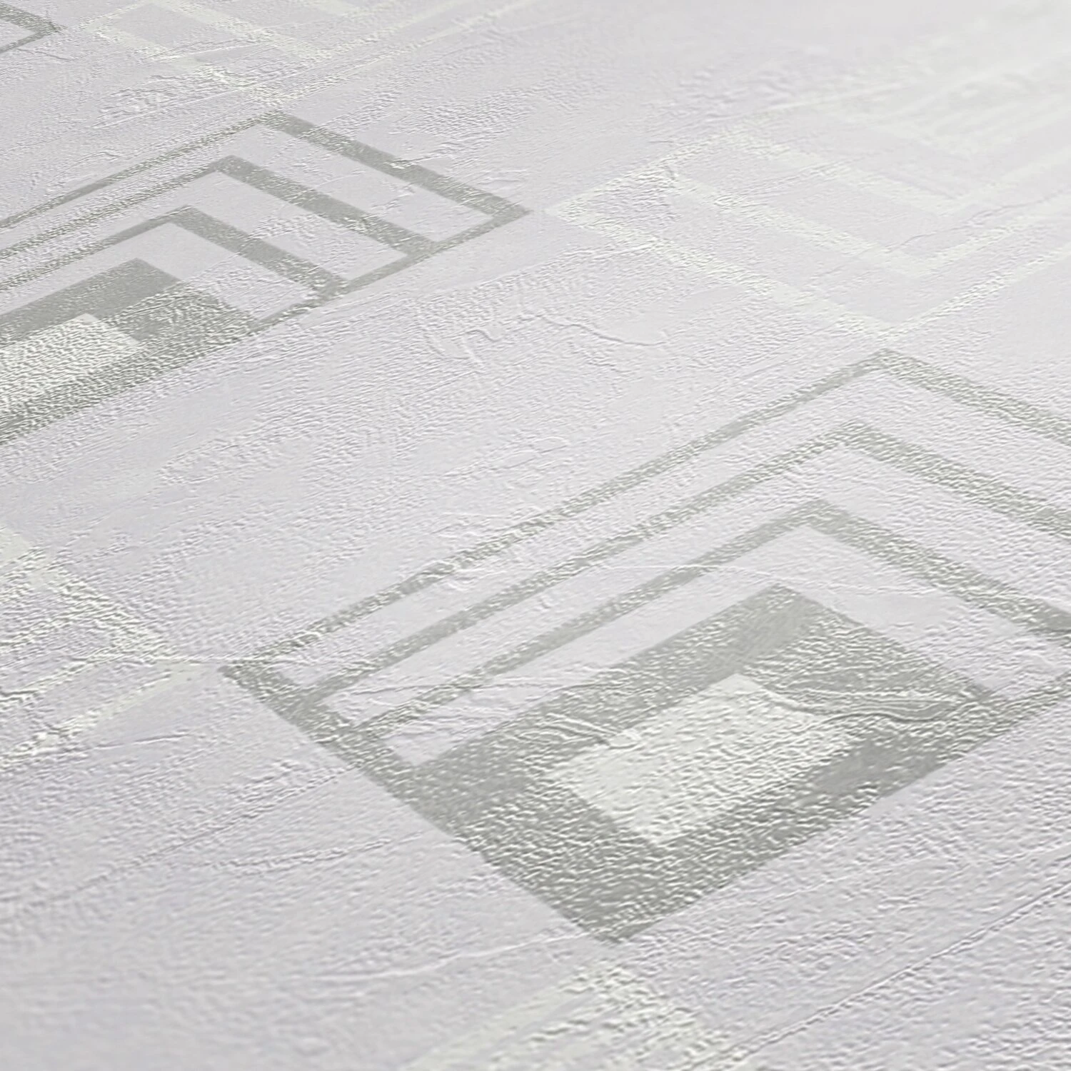 Vliestapete NEW LIFE - grau-weiß - 10 Meter 3 Vliestapete NEW LIFE - grau-weiß - 10 Meter – Bild 3