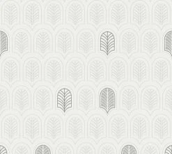 Vliestapete NEW LIFE - weiß-grau - 10 Meter