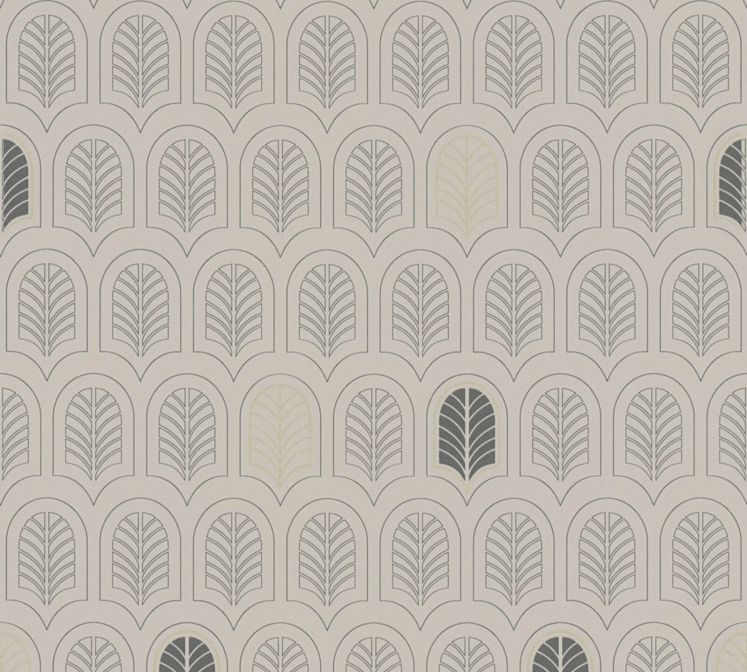 Vliestapete NEW LIFE - taupe-anthrazit - 10 Meter 1 Vliestapete NEW LIFE - taupe-anthrazit - 10 Meter