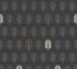 Vliestapete NEW LIFE - anthrazit-beige - 10 Meter