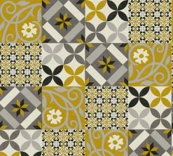 Vliestapete NEW LIFE - schwarz-gelb - 10 Meter