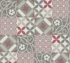 Vliestapete NEW LIFE - schwarz-rot - 10 Meter