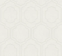 Vliestapete POP STYLE - creme-metallic - 10 Meter