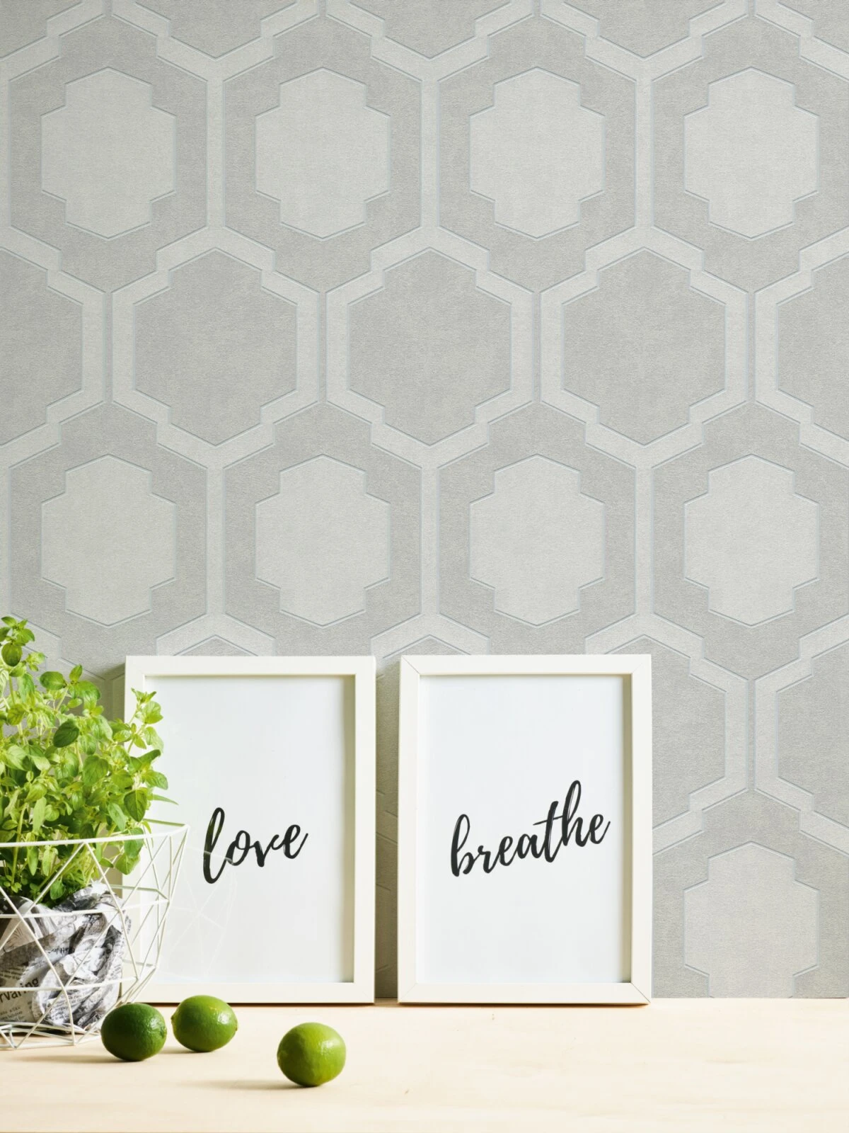 Vliestapete POP STYLE - grau-beige - 10 Meter 3 Vliestapete POP STYLE - grau-beige - 10 Meter – Bild 3