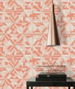 Vliestapete POP STYLE - orange-rot - 10 Meter -Baumarkt Verkaufsgeschäft 9004539500 04 1600Wx1600H