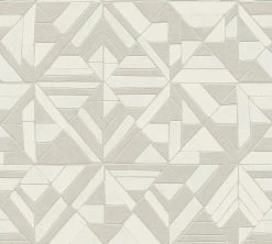 Vliestapete POP STYLE - creme-beige - 10 Meter