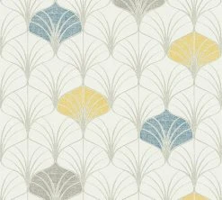 Vliestapete VINTAGE - grau - 10 Meter