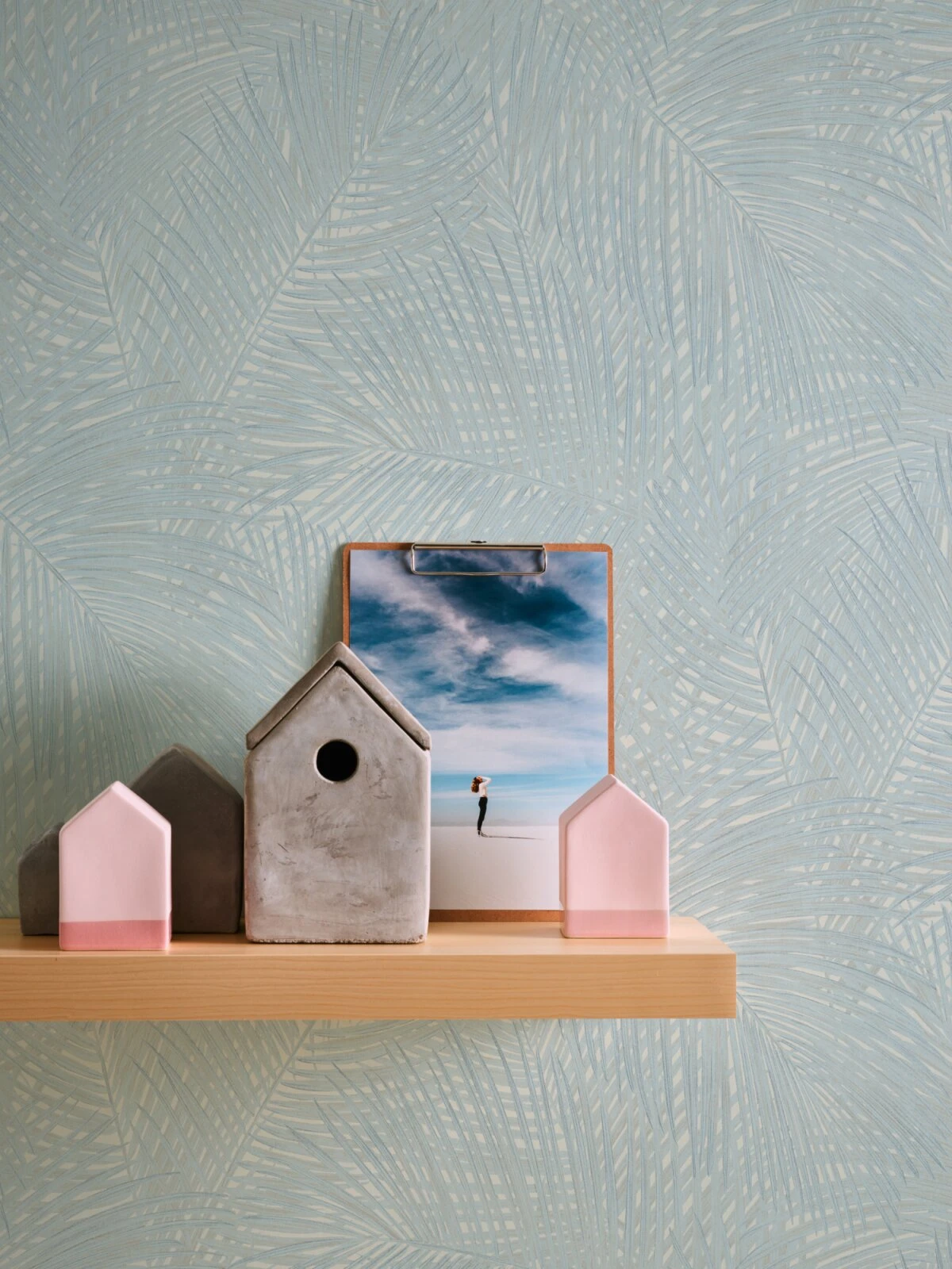 Vliestapete SUMATRA - blau-grün - 10 Meter 3 Vliestapete SUMATRA - blau-grün - 10 Meter – Bild 3