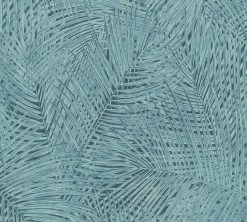 Vliestapete SUMATRA - blau-grün - 10 Meter