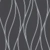 Vliestapete TRENDWALL - schwarz-silber - 10 Meter