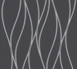 Vliestapete TRENDWALL - schwarz-silber - 10 Meter