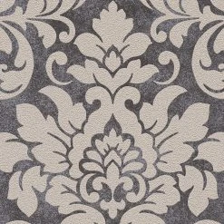 Vliestapete TRENDWALL - schwarz-silber - 10 Meter -Baumarkt Verkaufsgeschäft 9004550500 03 1600Wx1600H