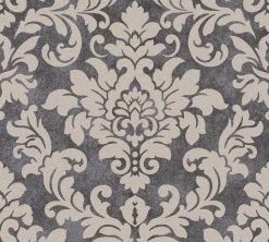 Vliestapete TRENDWALL - schwarz-silber - 10 Meter