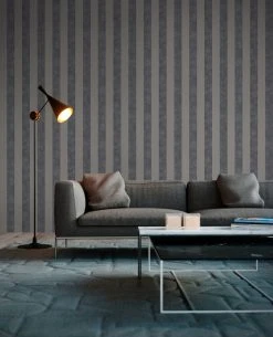 Vliestapete TRENDWALL - schwarz-grau - 10 Meter -Baumarkt Verkaufsgeschäft 9004550700 04 1600Wx1600H