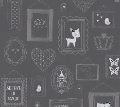 Vliestapete BOYS & GIRLS 6 - grau-silber - 10 Meter