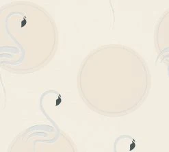 Vliestapete BOYS & GIRLS 6 - beige-silber - 10 Meter