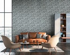 Vliestapete ELEMENTS - grau-schwarz - 10 Meter 5 Vliestapete ELEMENTS - grau-schwarz - 10 Meter -Baumarkt Verkaufsgeschäft 9004553000 04 1600Wx1600H