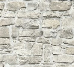 Vliestapete IL DECORO - grau-beige - 10 Meter